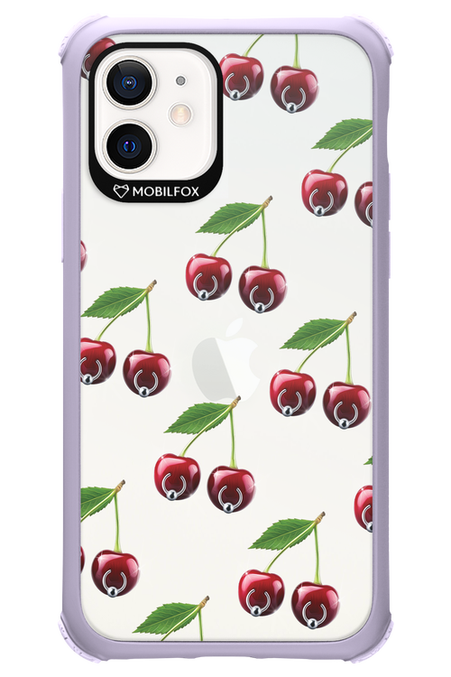 Spicy Cherries Transparent - Apple iPhone 12