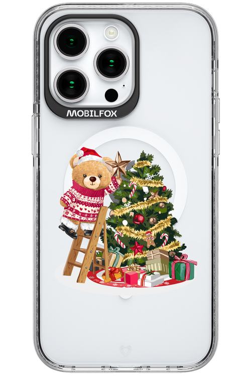 Christmas Bear (Transparent) - Apple iPhone 15 Pro Max