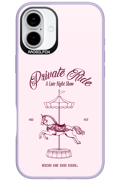 Private Ride 2.0 - Apple iPhone 16 Plus