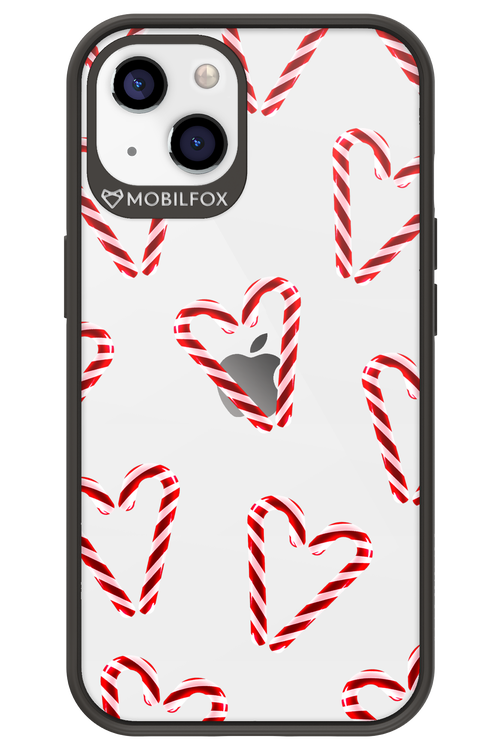 Candy Cane Hearts - Apple iPhone 13