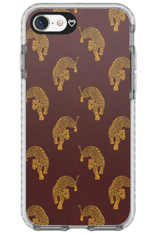 Burgundy Leopard Pattern - Apple iPhone 7