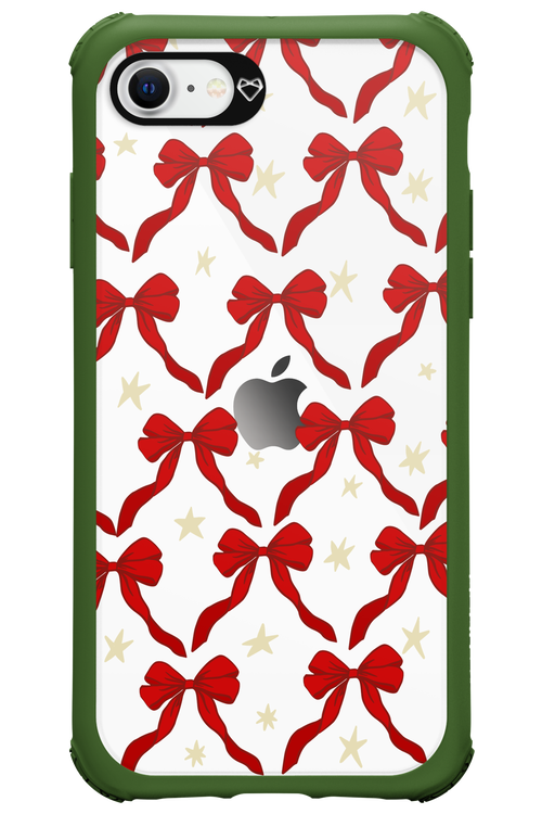 Bow & Stars (Transparent) - Apple iPhone SE 2022