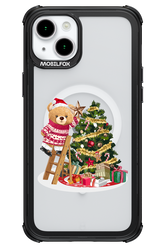 Christmas Bear (Transparent) - Apple iPhone 15 Plus