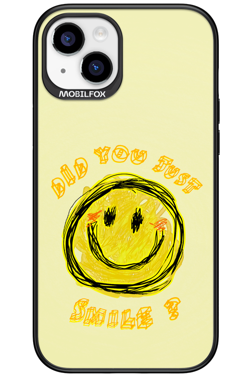 Crayon Smiley - Apple iPhone 15 Plus