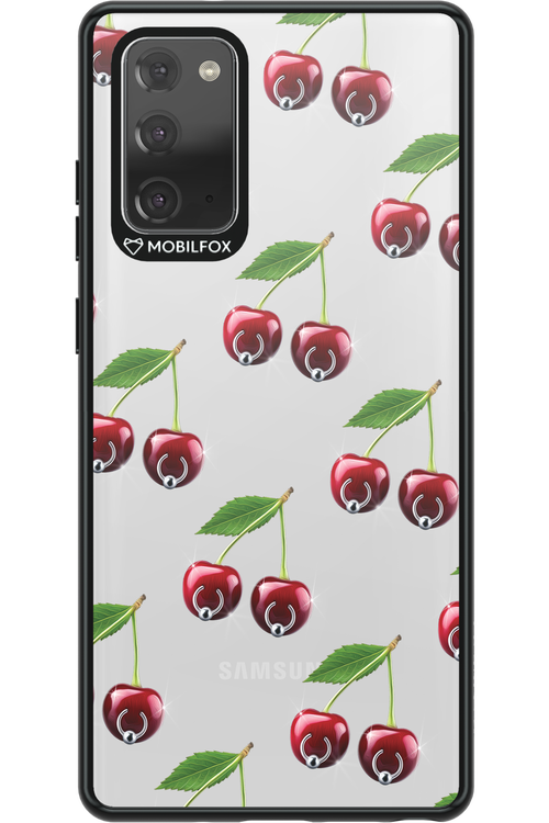 Spicy Cherries Transparent - Samsung Galaxy Note 20