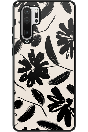 Monochrome Flowerss - Huawei P30 Pro