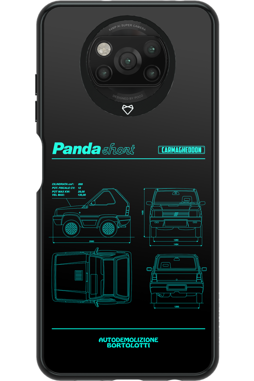 Panda Car Blue - Xiaomi Poco X3 Pro