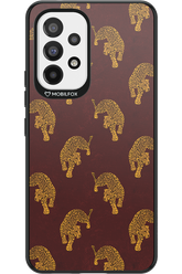 Burgundy Leopard Pattern - Samsung Galaxy A53