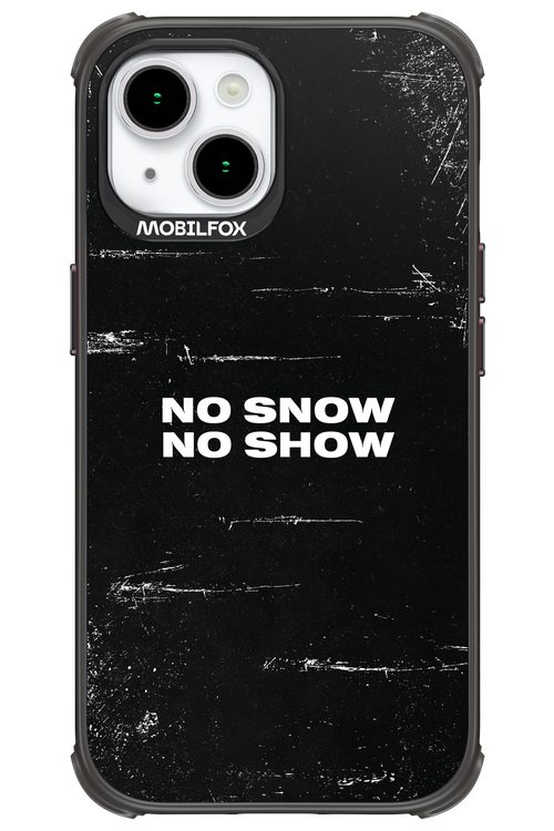 No snow, no show - Apple iPhone 15