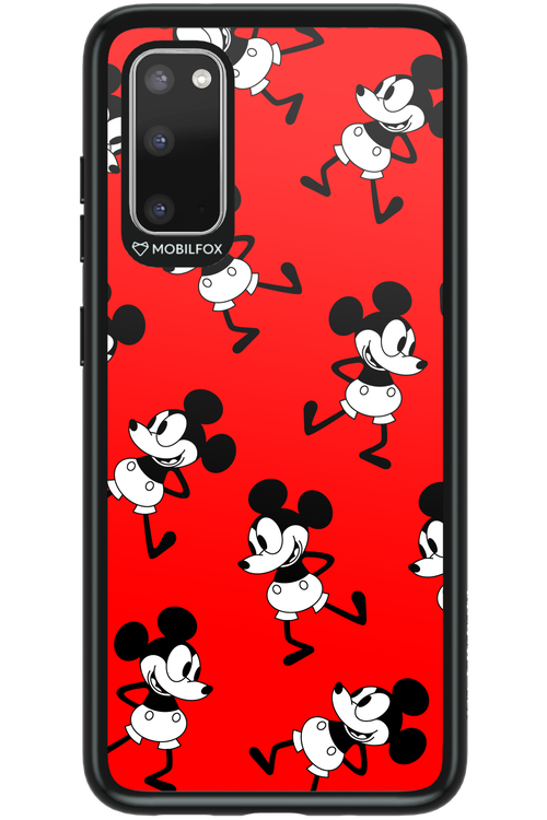 Iconic Mouse (red pattern) - Samsung Galaxy S20