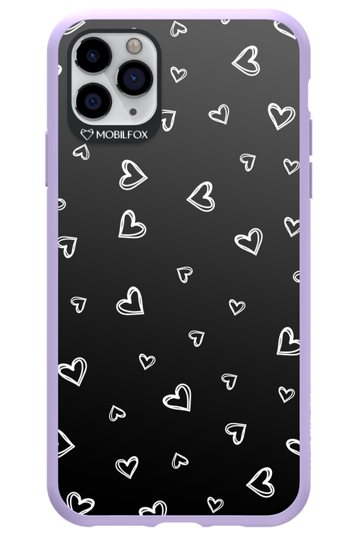 Monochrome Hearts 2.0 - Apple iPhone 11 Pro Max