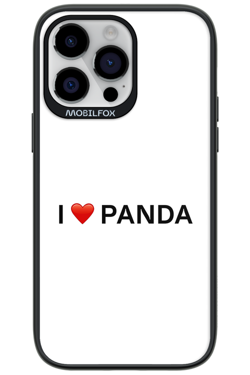 Panda Love White - Apple iPhone 14 Pro Max