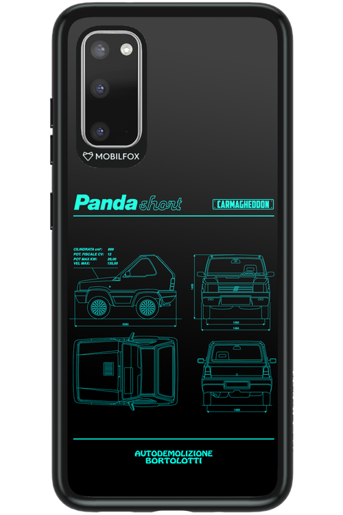 Panda Car Blue - Samsung Galaxy S20