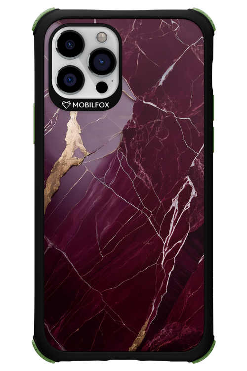 Burgundy Marble - Apple iPhone 12 Pro