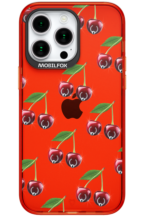 Spicy Cherries Transparent - Apple iPhone 15 Pro Max