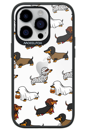 Scary Dachshund (Transparent) - Apple iPhone 14 Pro