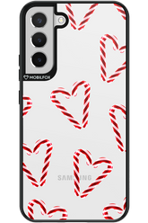 Candy Cane Hearts - Samsung Galaxy S22+