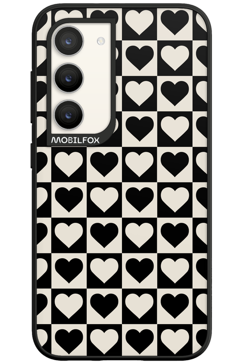 Checkered Heart - Samsung Galaxy S23