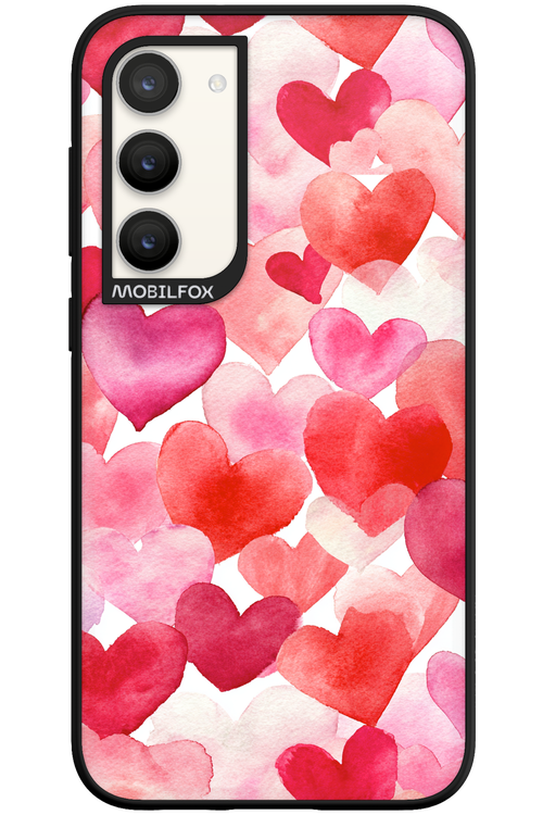 Water Painted Heart 2.0 - Samsung Galaxy S23 Plus