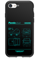 Panda Car Blue - Apple iPhone 7