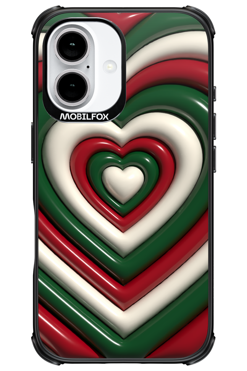 XMAS Hearts - Apple iPhone 16