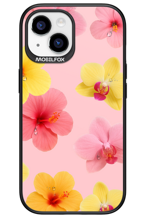 Sunset Flowers - Apple iPhone 15