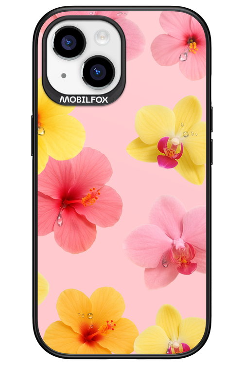 Sunset Flowers - Apple iPhone 15