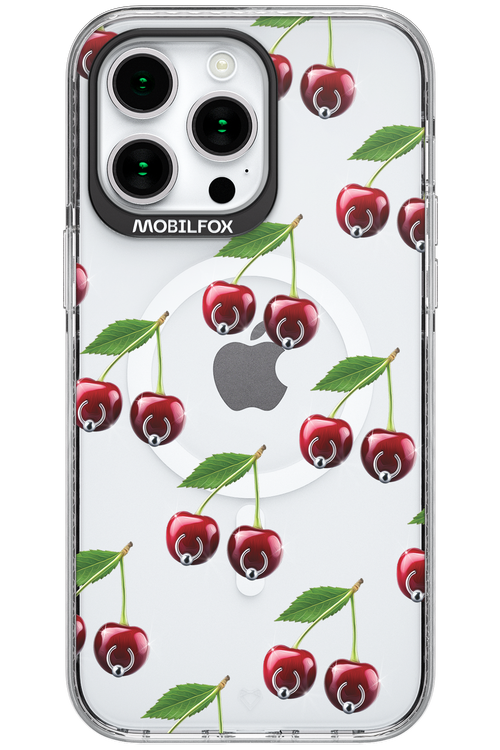 Spicy Cherries Transparent - Apple iPhone 15 Pro Max