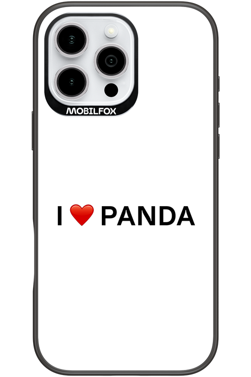 Panda Love White - Apple iPhone 16 Pro Max
