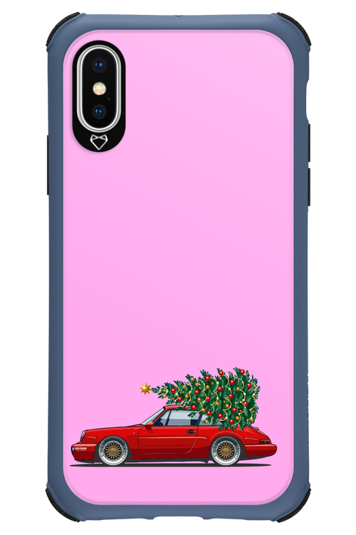 XMAS Car Pink - Apple iPhone XS