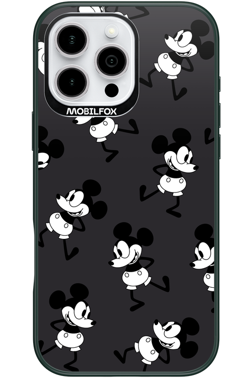 Iconic Mouse (antracite pattern) - Apple iPhone 16 Pro Max