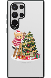 Christmas Bear (Transparent) - Samsung Galaxy S22 Ultra