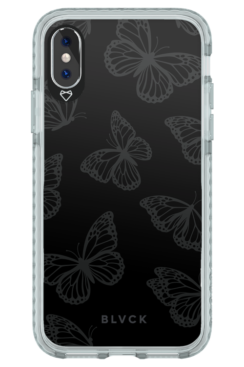 Black Butterflies - Apple iPhone X