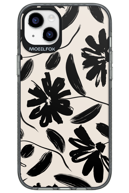 Monochrome Flowerss 2.0 - Apple iPhone 14 Plus