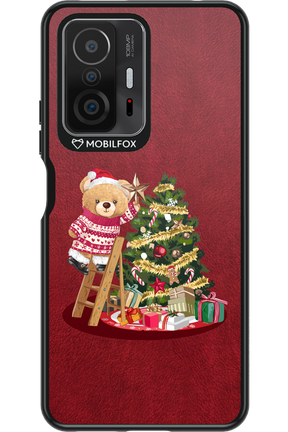 Christmas Bear (Burgundy) - Xiaomi Mi 11T Pro