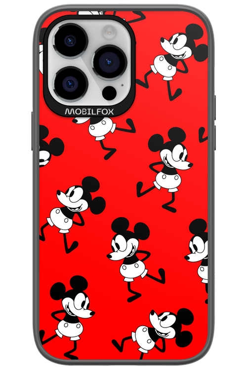 Iconic Mouse (red pattern) - Apple iPhone 14 Pro Max