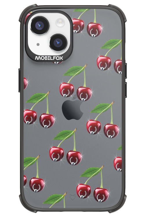 Spicy Cherries Transparent - Apple iPhone 14