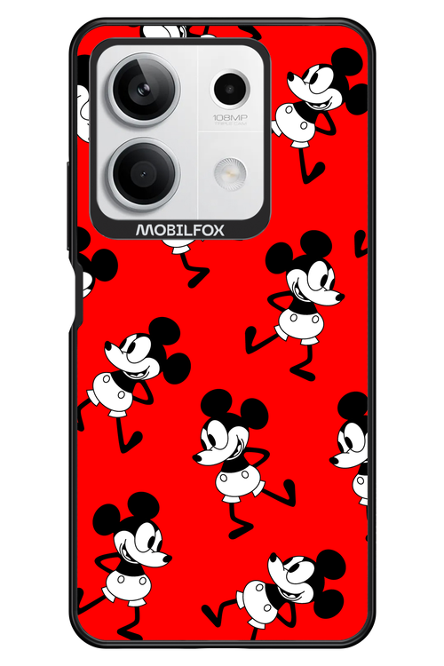 Iconic Mouse (red pattern) - Xiaomi Redmi Note 13 5G