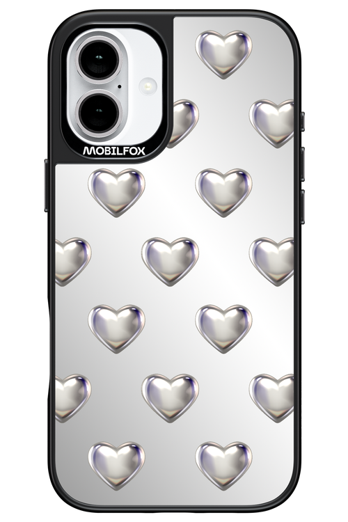 Shiny Hearts Mirror 2.0 - Apple iPhone 16 Plus