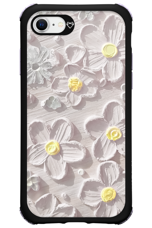 White Flowers 2.0 - Apple iPhone SE 2020