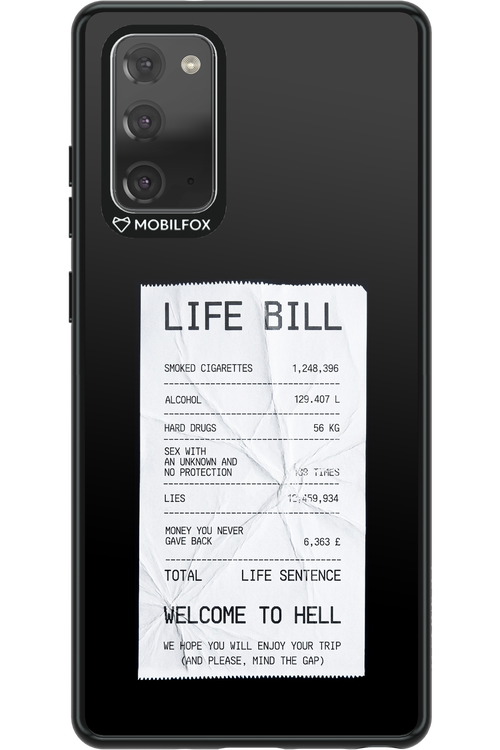 bill 2.0 - Samsung Galaxy Note 20