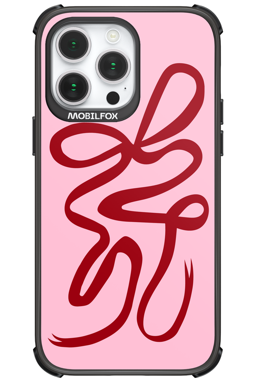 Burgundy Bow - Apple iPhone 14 Pro Max