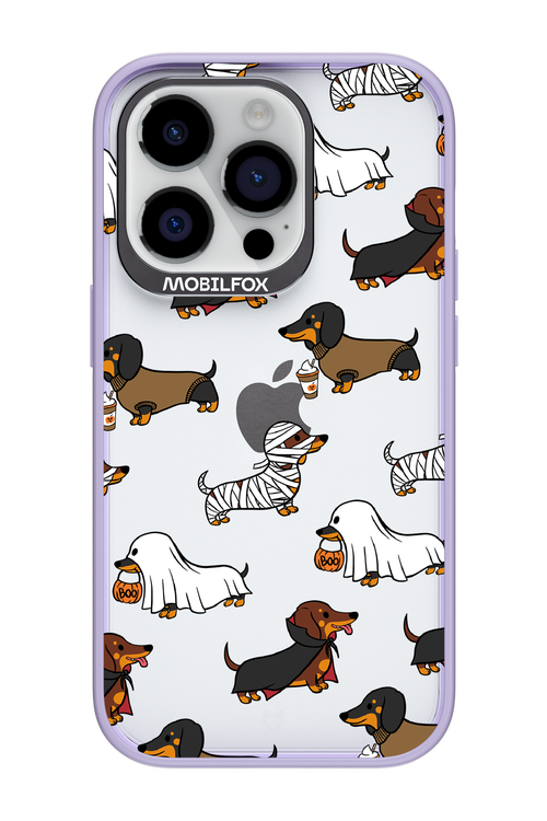 Scary Dachshund (Transparent) - Apple iPhone 14 Pro