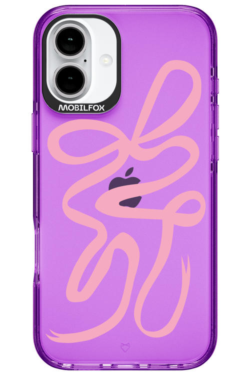 Pink Bow - Apple iPhone 16 Plus