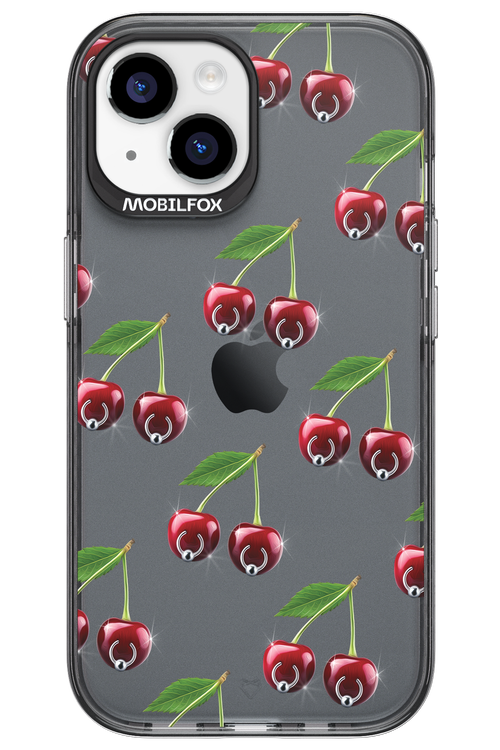 Spicy Cherries Transparent - Apple iPhone 15