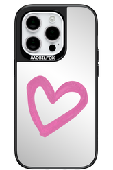 Pink Heart Mirror - Apple iPhone 14 Pro