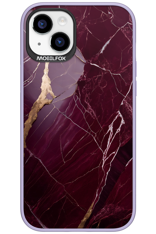 Burgundy Marble 2.0 - Apple iPhone 15 Plus