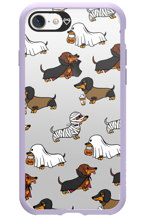 Scary Dachshund (Transparent) - Apple iPhone 7