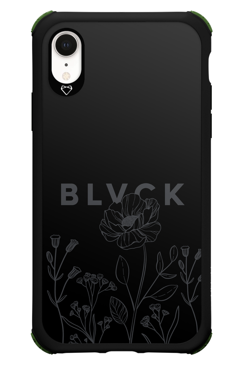 Black Flowers - Apple iPhone XR