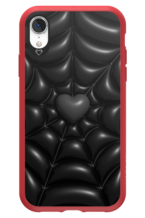 Black Spider Heart - Apple iPhone XR